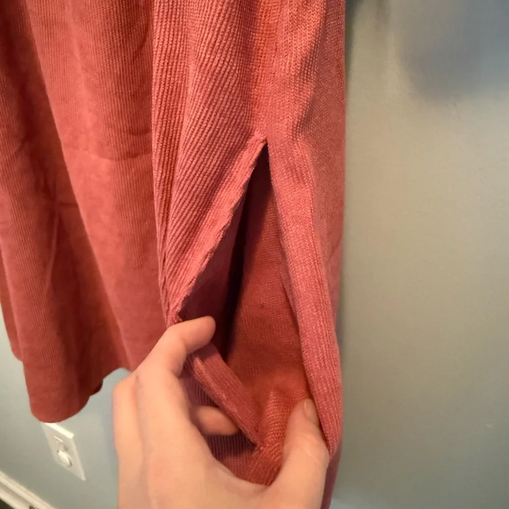 Francesca's Collections Pink Puff Sleeve Dress Medium - Picture 7 of 7